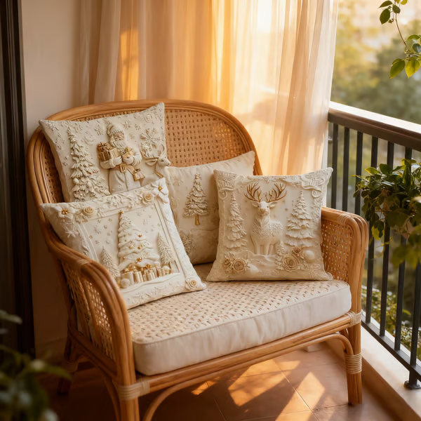 🎄Christmas Sale 50% OFF🎅Christmas Themed Cushion Cover-