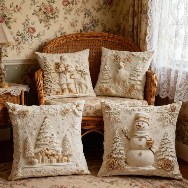 🎄Christmas Sale 50% OFF🎅Christmas Themed Cushion Cover-