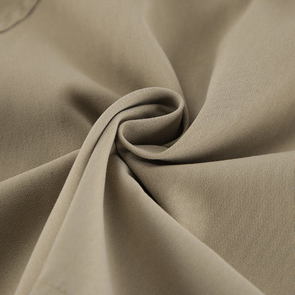 Double breasted suit collar windbreaker jacket